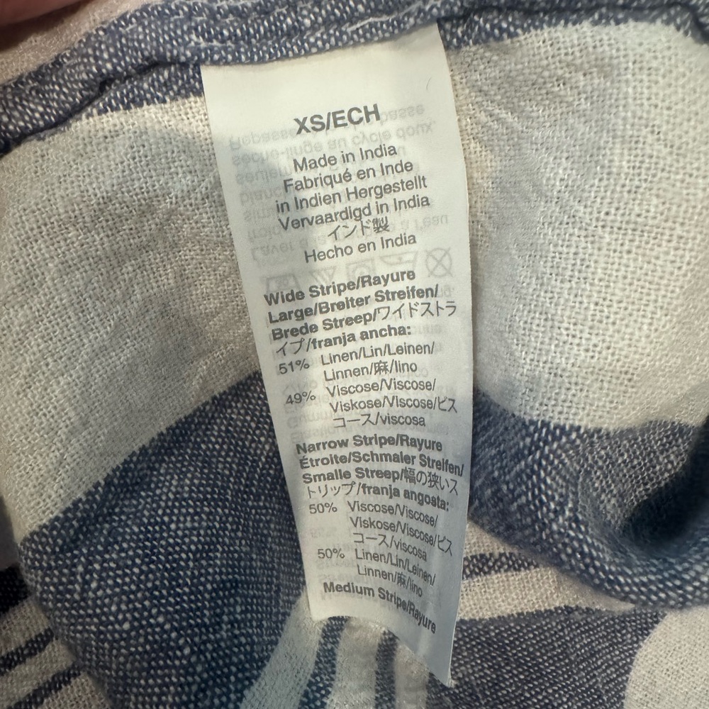 J. Crew Blue and White Striped Maxi Skirt - Picture 4 of 5